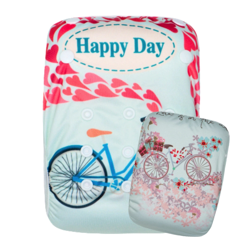 KaWaii Baby Swim Cloth Diaper - Happy Ride Day