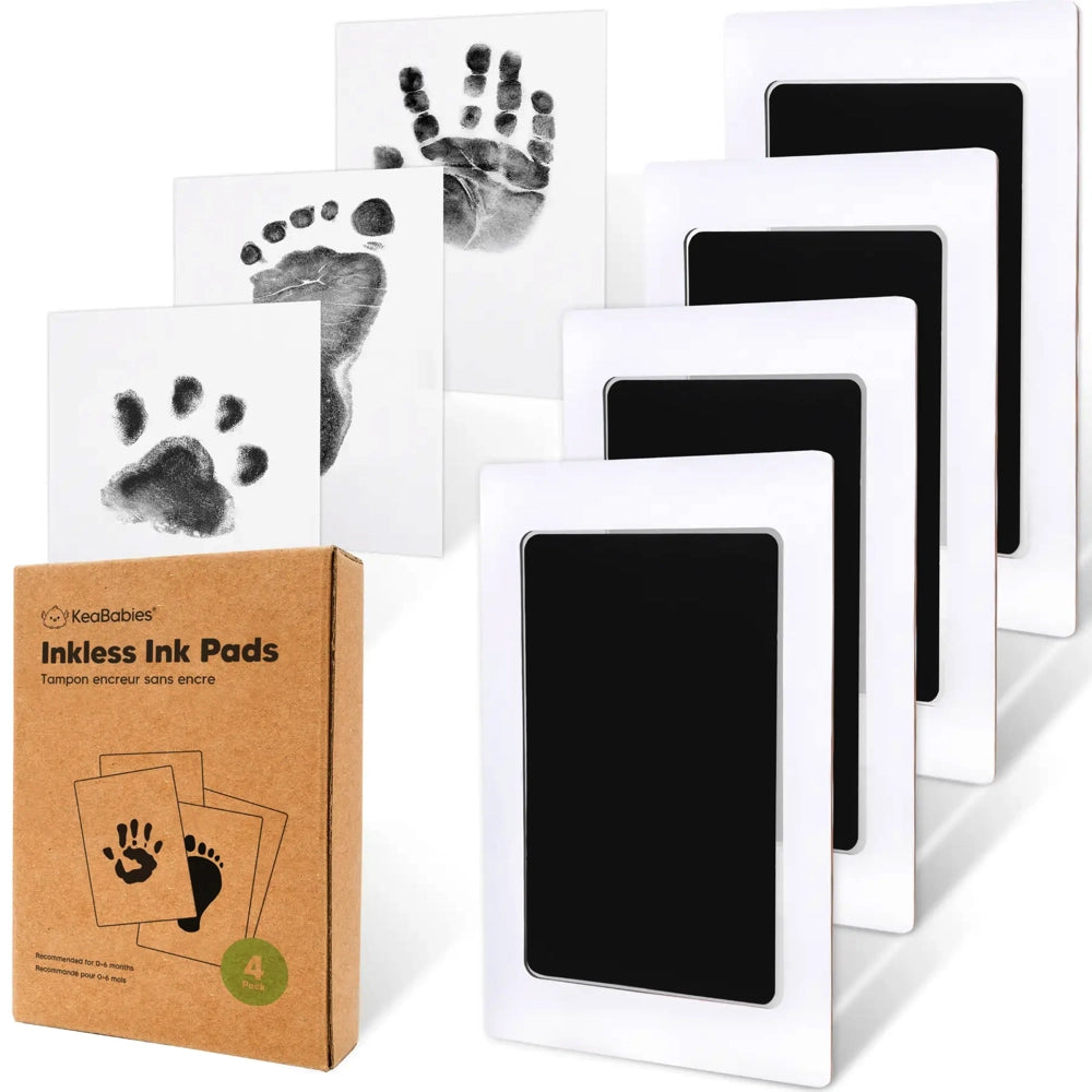 Keababies Inkless Ink Pad 4pk - Jet Black
