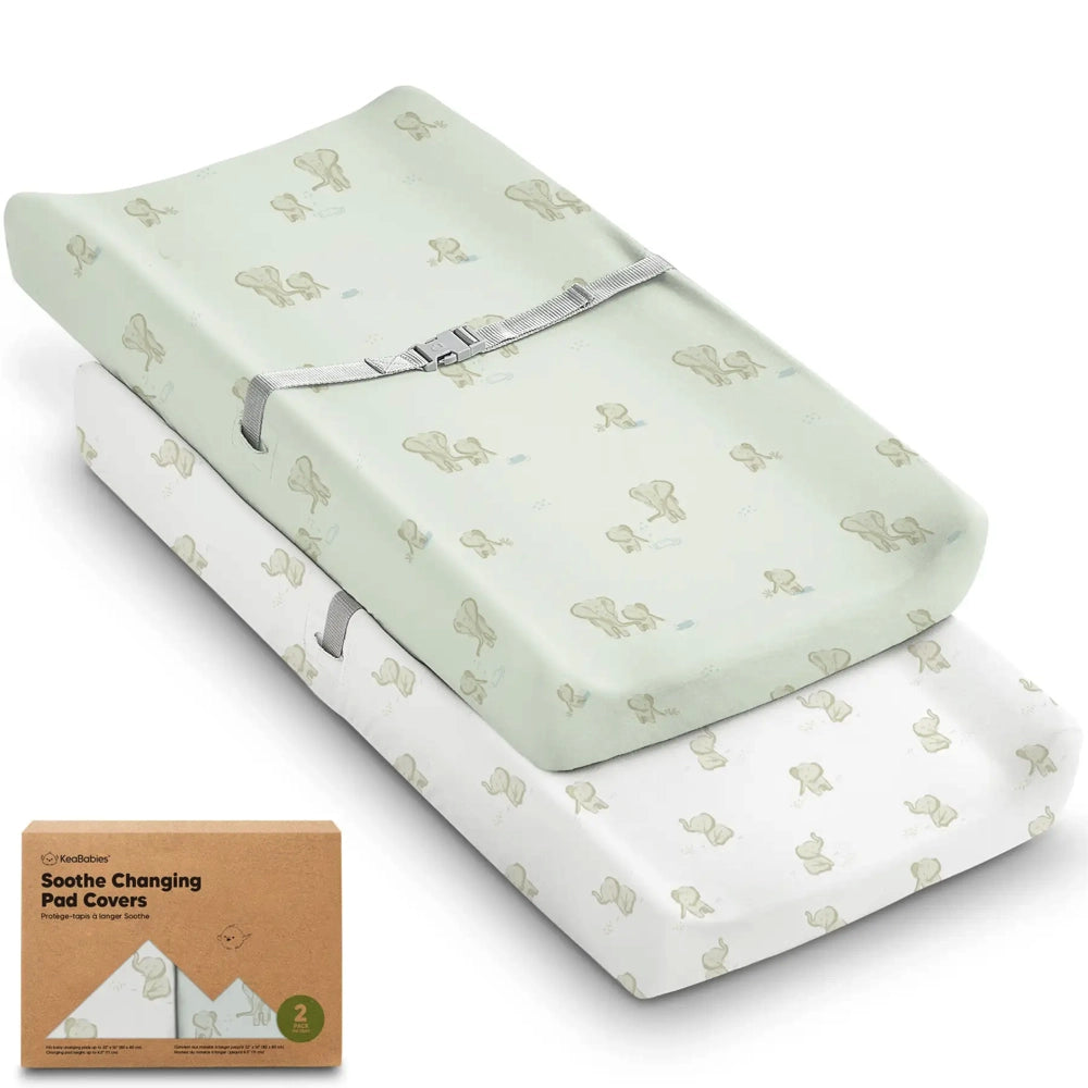 Keababies Changing Pad Covers 2pk - Elly