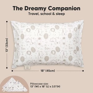Keababies Toddler Pillow with Pillowcase - KeaSafari