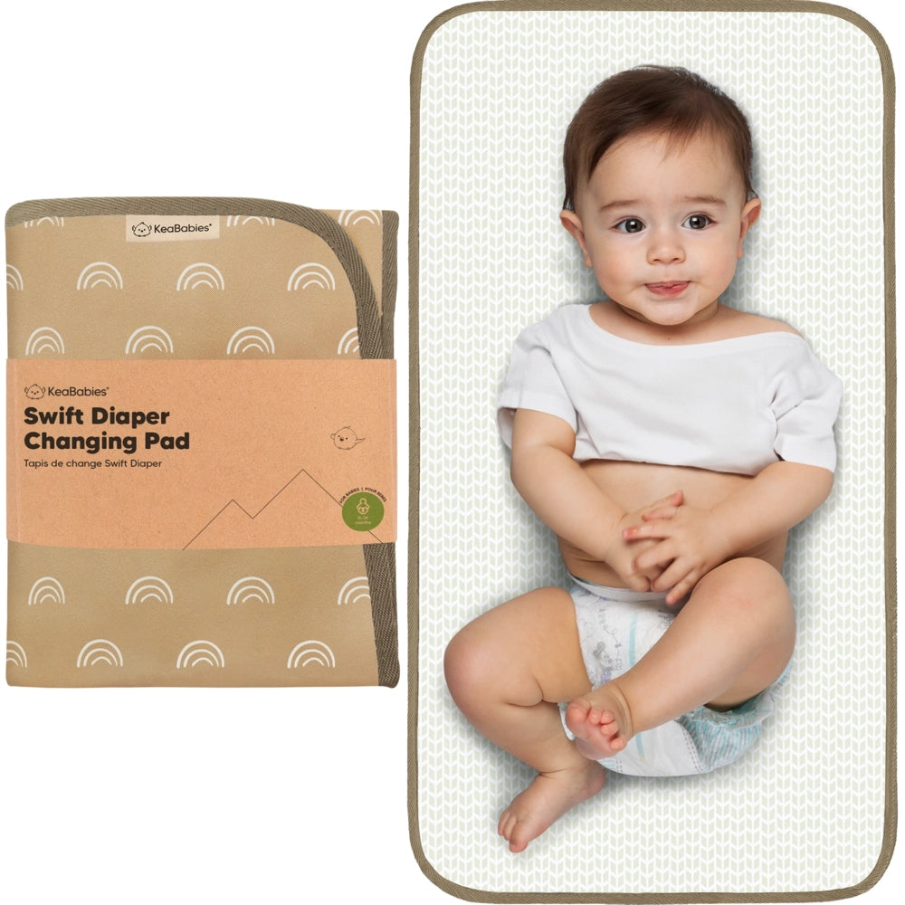 Keababies Swift Portable Changing Pad - Rainbow