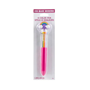 Kid Made Modern 10 Colour Pen with Rainbow Topper