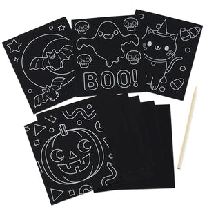 Kid Made Modern Mini Maker Kit - Halloween Scratch Art