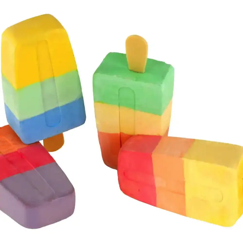Kid Made Modern 3 Colour Popsicle Glitter Chalk 4 Pack