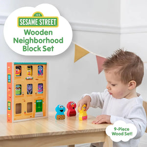 Sesame Street Wooden Brownstone Play Set
