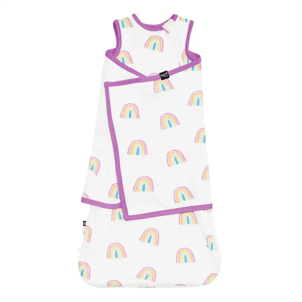Kyte Baby 0.5 Tog Swaddler in Poi Rainbow