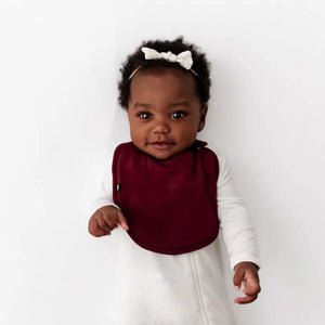 Kyte Baby Cushy Bib in Burgundy