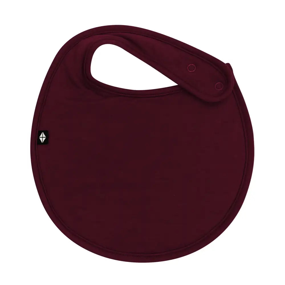 Kyte Baby Cushy Bib in Burgundy