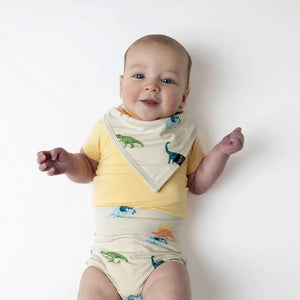 Kyte Baby Bib in Ecru Roar