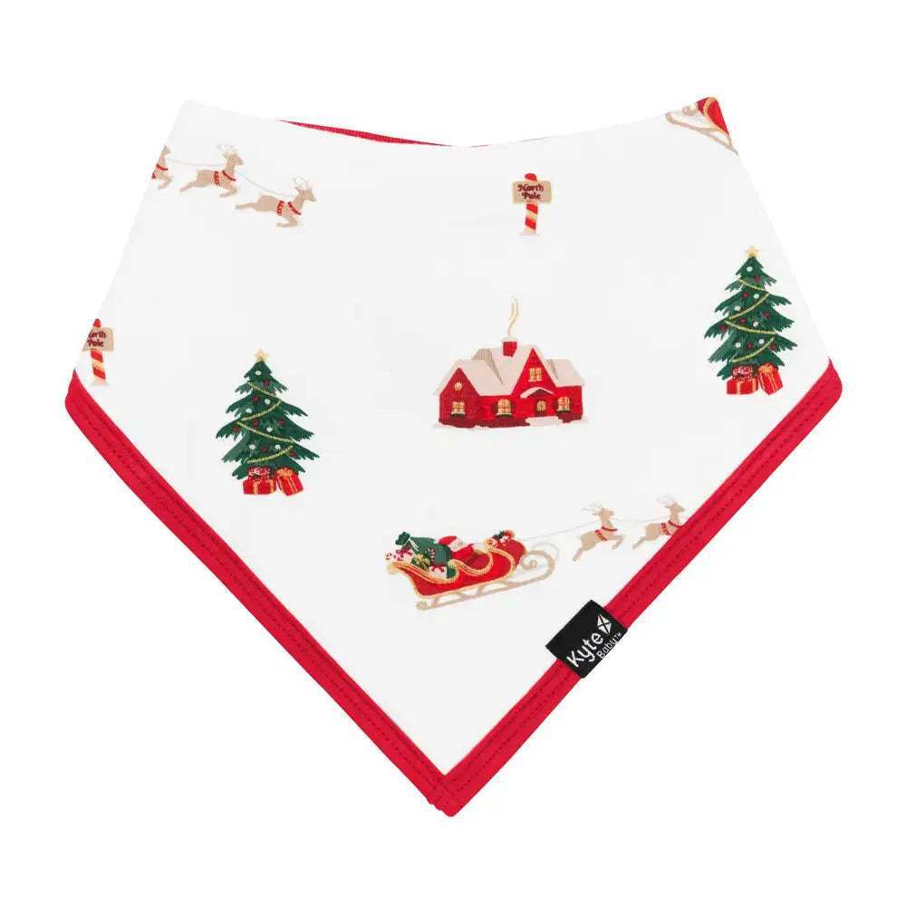 Kyte Baby Bib in Santa Sleigh