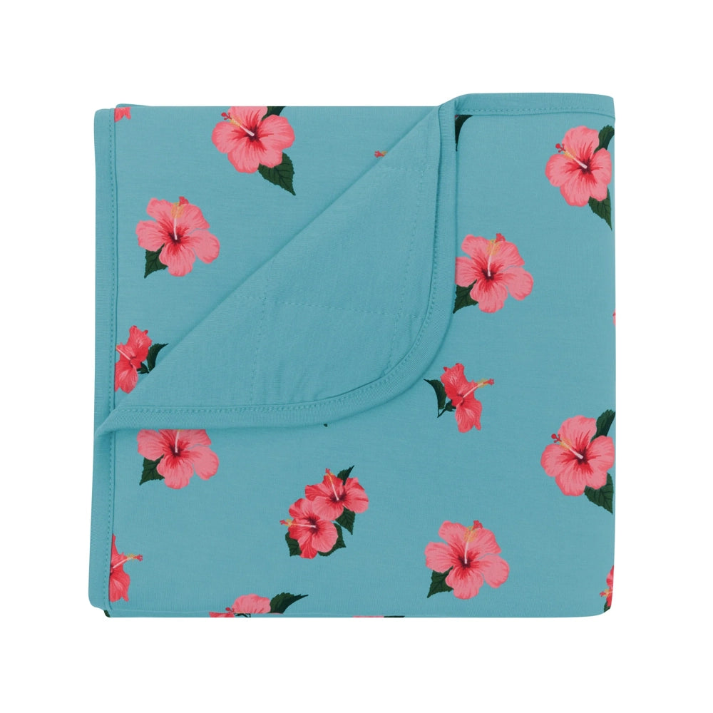 Kyte Baby Baby Blanket in Hibiscus