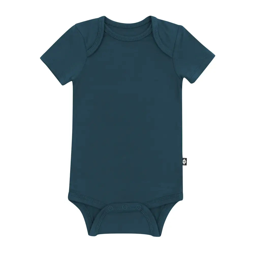 Kyte Baby Short Sleeve Bodysuit in Atlantic