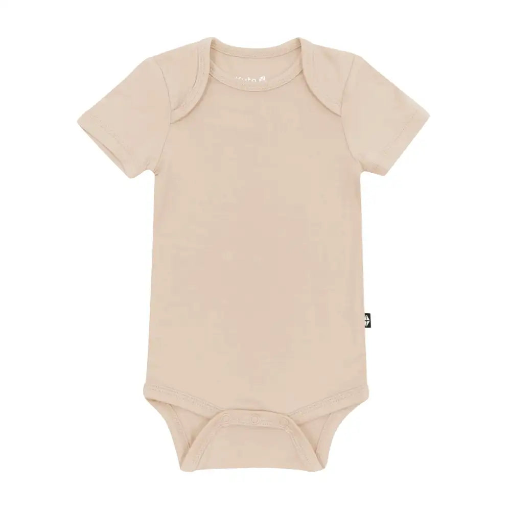 Kyte Baby Short Sleeve Bodysuit in Bisque