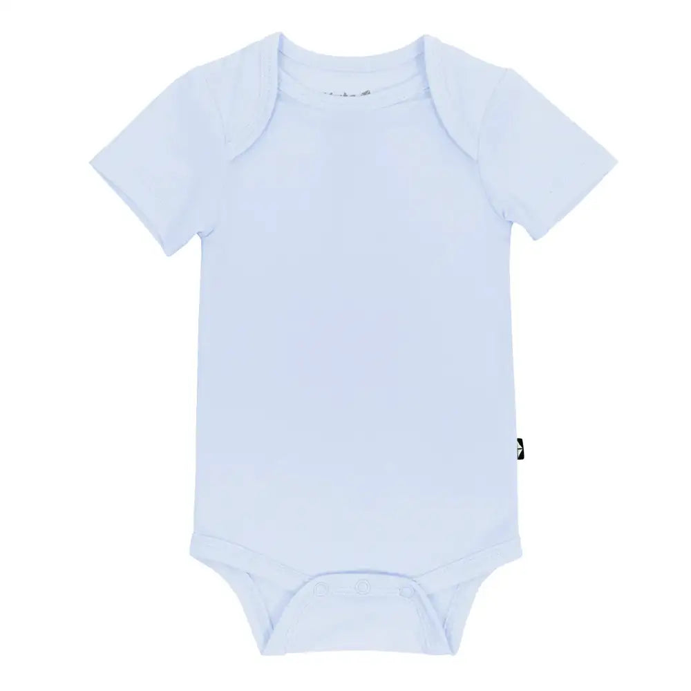 Kyte Baby Short Sleeve Bodysuit in Mist