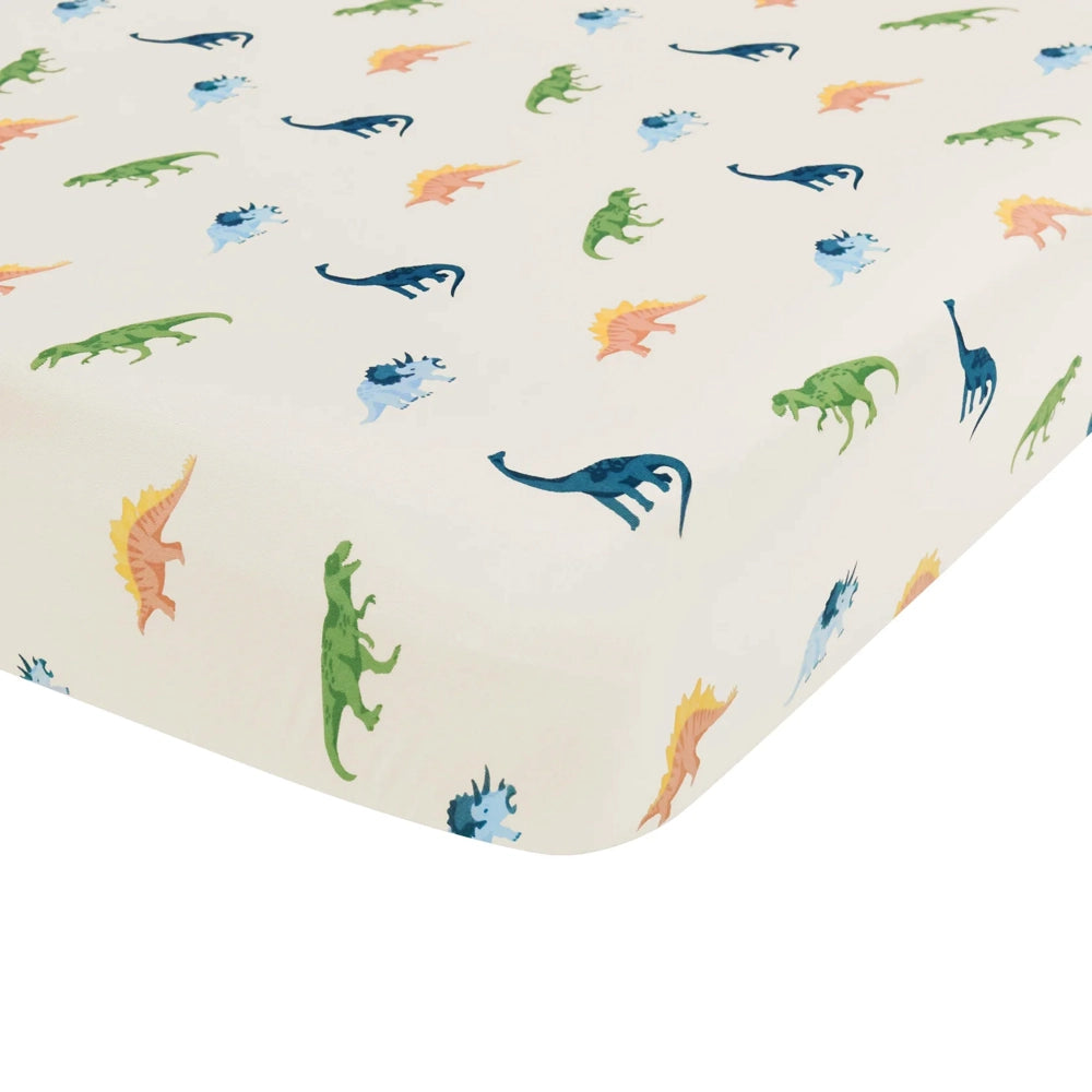 Kyte Baby Crib Sheet in Ecru Roar