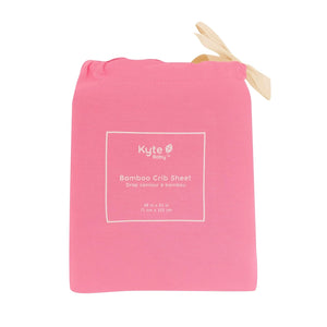Kyte Baby Crib Sheet in Guava