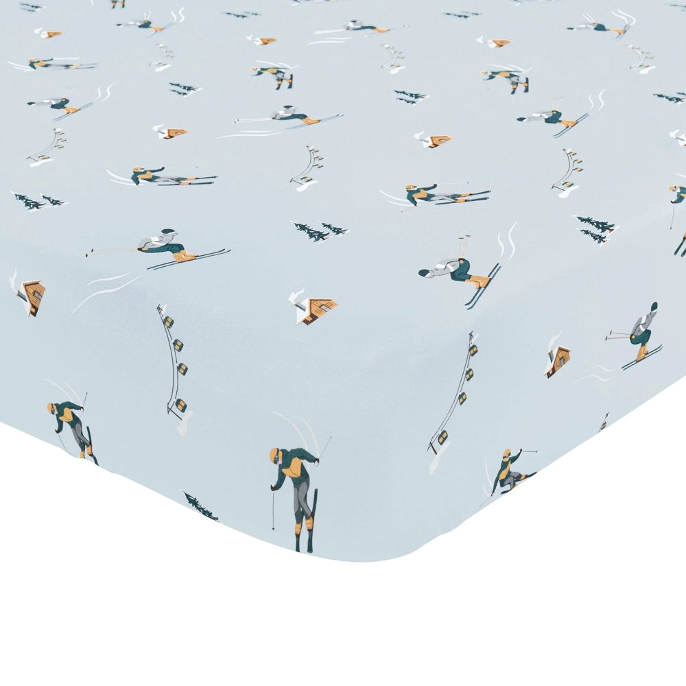 Kyte Baby Crib Sheet in Ski