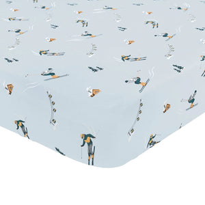 Kyte Baby Crib Sheet in Ski