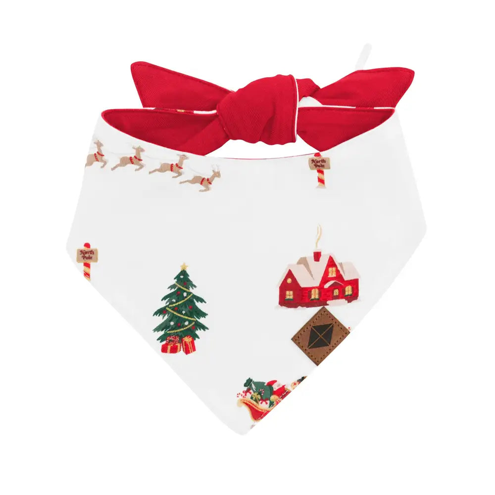 Kyte Baby Dog Bandana in Santa Sleigh