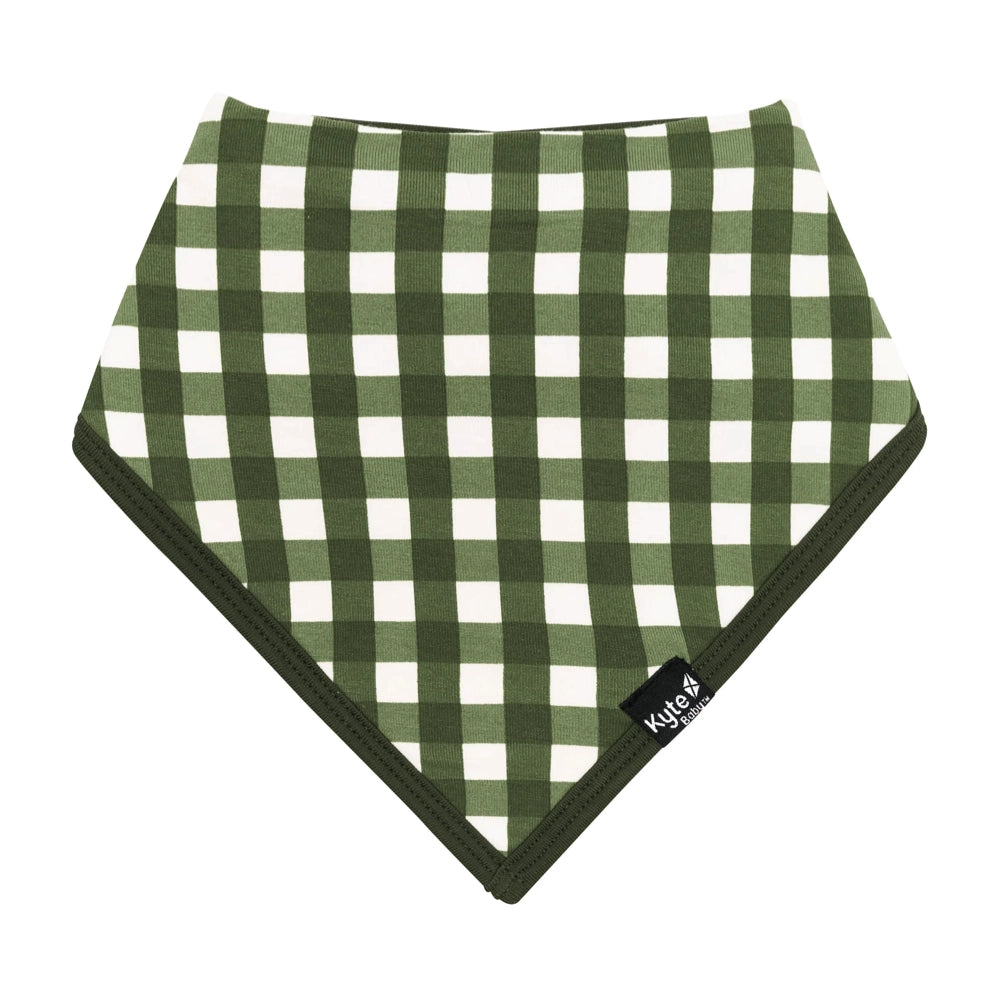Kyte Baby Bib in Gingham Fir