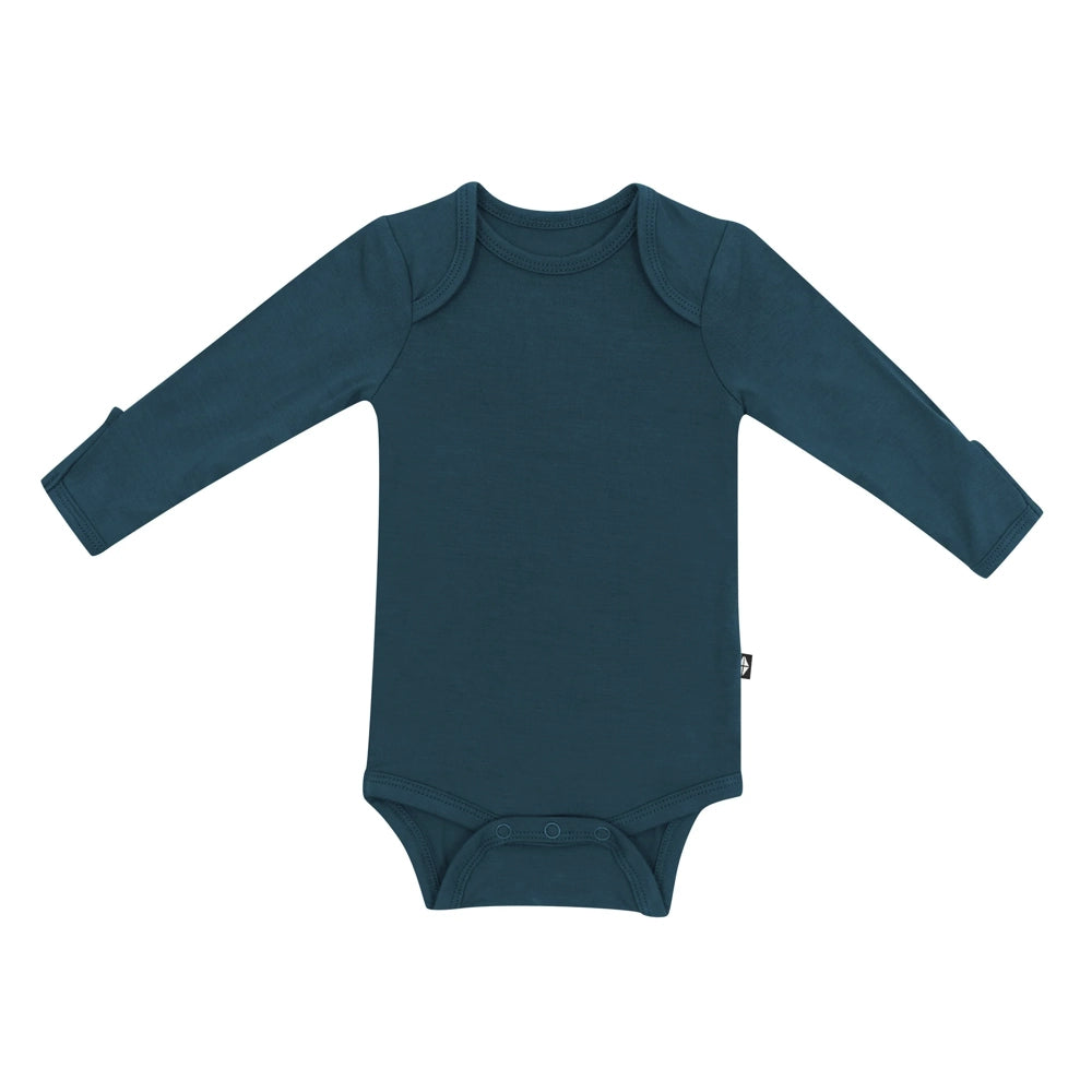 Kyte Baby Long Sleeve Bodysuit in Atlantic