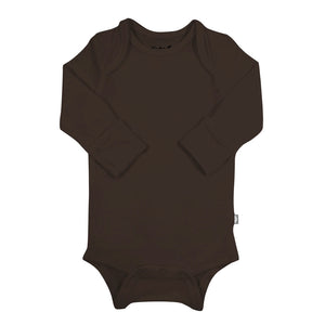 Kyte Baby Long Sleeve Bodysuit in Espresso