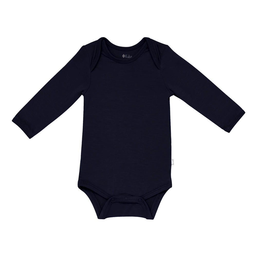 Kyte Baby Long Sleeve Bodysuit in Navy