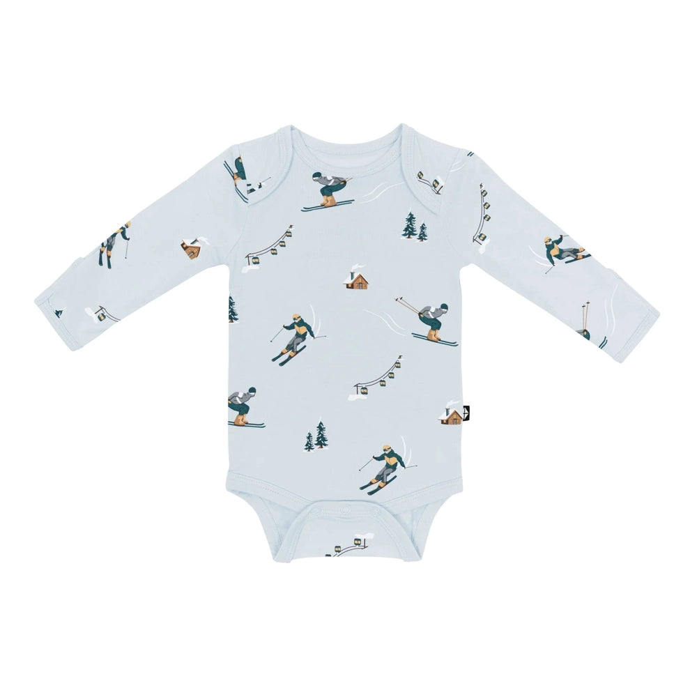 Kyte Baby Long Sleeve Bodysuit in Ski