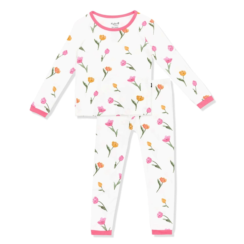 Kyte Baby Long Sleeve Pajamas in Tulip