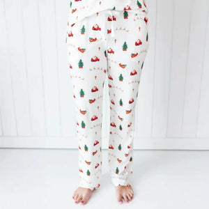 Kyte Baby Women's Lounge Pants in Santa Sleigh