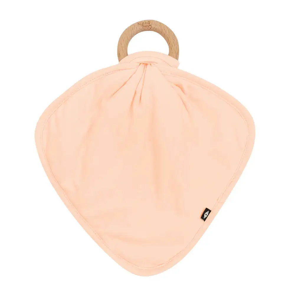 Kyte Baby Lovey with Removable Wooden Teething Ring in Canyon