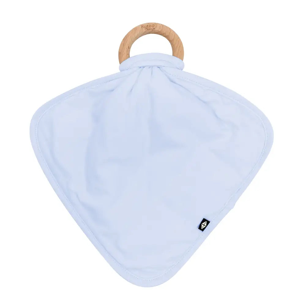 Kyte Baby Lovey with Removable Wooden Teething Ring in Mist