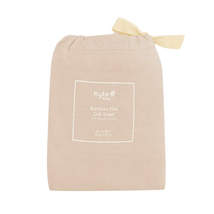 Kyte Baby Mini Crib Sheet in Bisque