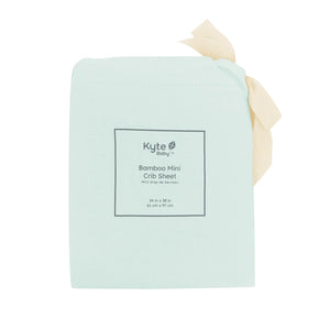 Kyte Baby Mini Crib Sheet in Dew
