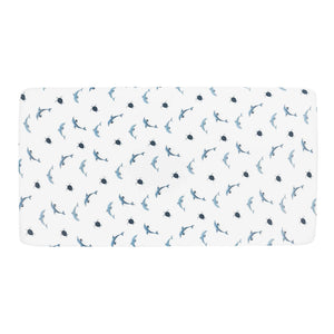 Kyte Baby Mini Crib Sheet in Dolphin