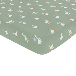 Kyte Baby Mini Crib Sheet in Silly Goose