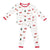 Kyte Baby Long Sleeve Pajamas in Santa Sleigh