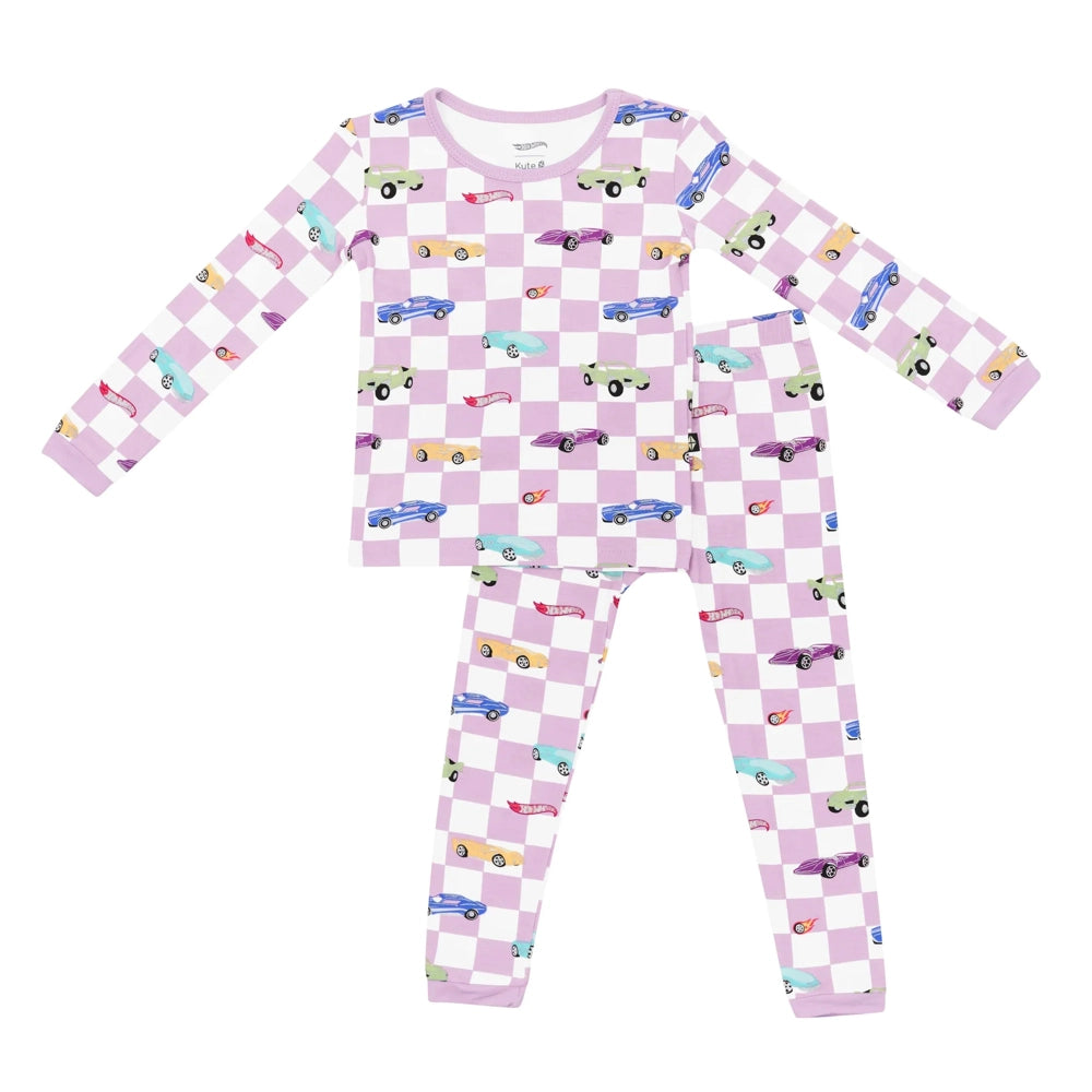 Kyte Baby Long Sleeve Pajamas in Sparkles and Speed