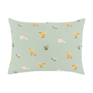 Kyte Baby Toddler Pillowcase in Aloe Chick