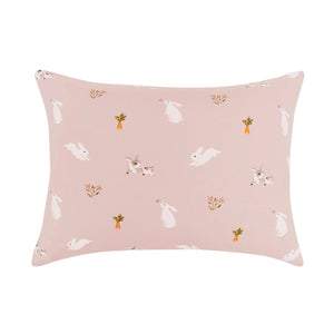 Kyte Baby Toddler Pillowcase in Blush Rabbit