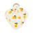 Kyte Baby Lovey with Removable Wooden Teething Ring in Lemon