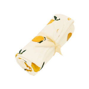 Kyte Baby Printed Swaddle Blanket in Lemon