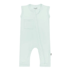 Kyte Baby Zippered Sleeveless Romper in Dew