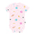 Kyte Baby Short Sleeve Bodysuit in Sakura Space
