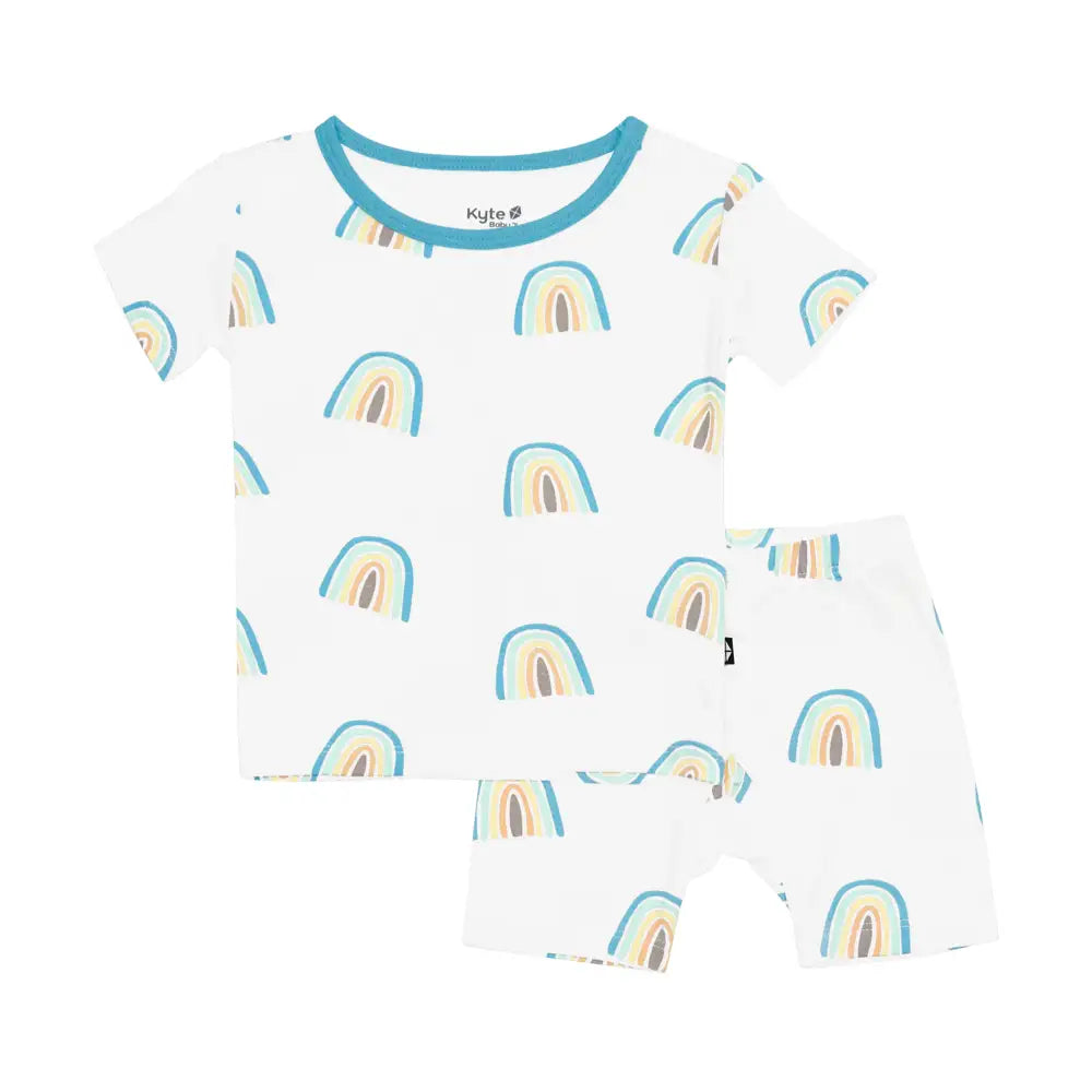 Kyte Baby Short Sleeve Pajama in Makai Rainbow
