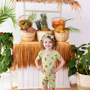 Kyte Baby Short Sleeve Pajama in Papaya