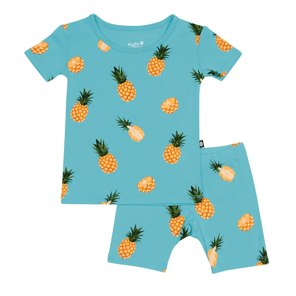 Kyte Baby Short Sleeve Pajama in Pineapple