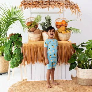 Kyte Baby Short Sleeve Pajama in Pineapple