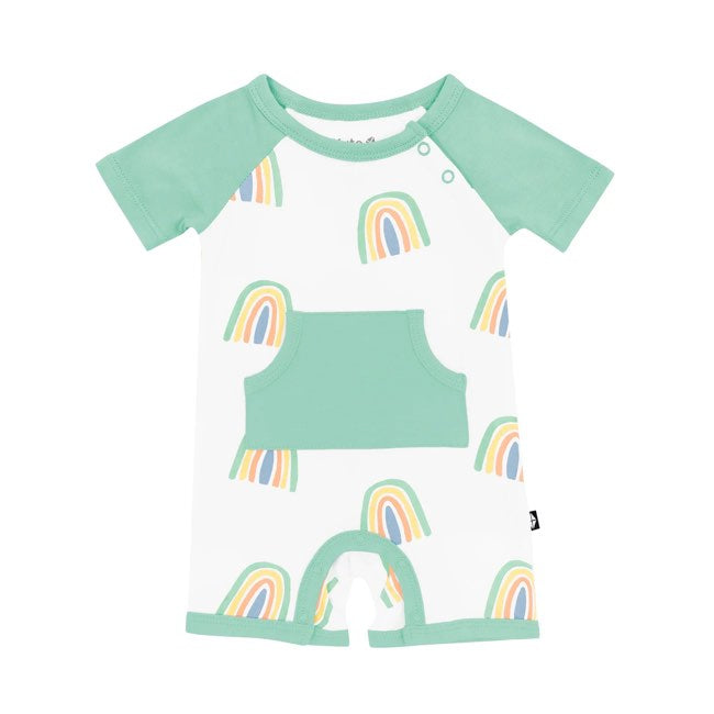 Kyte Baby Shortall - Wasabi Rainbow Kyte Baby Shortall - Wasabi Rainbow