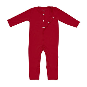 Kyte Baby Snap Romper in Cardinal